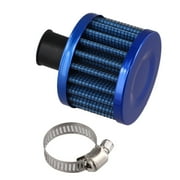 Coconut Ok Universality Car Air Filter 12Mm for Motorcycle Cold Air intake High Flow Crankcase Vent Cover Mini Breather Filters,Blue